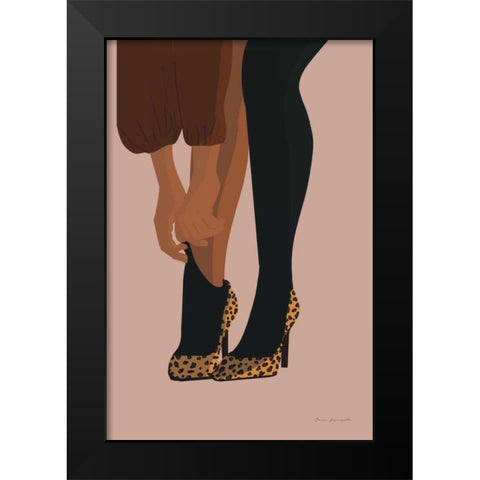 Gorgeous Wild II Black Modern Wood Framed Art Print by Escalante, Omar