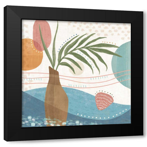 Coastal Creations II Black Modern Wood Framed Art Print by Charron, Veronique