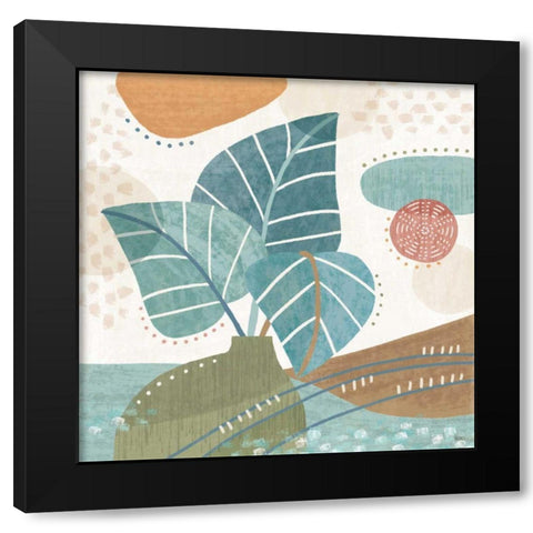 Coastal Creations V Black Modern Wood Framed Art Print by Charron, Veronique