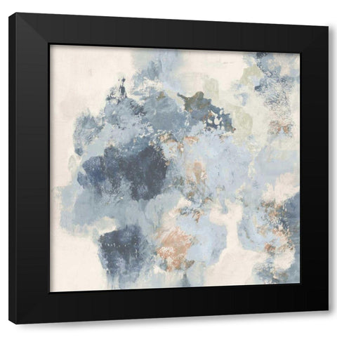 Natural Monotype Black Modern Wood Framed Art Print with Double Matting by Vassileva, Silvia