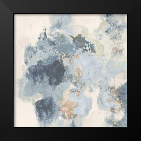 Natural Monotype Black Modern Wood Framed Art Print by Vassileva, Silvia