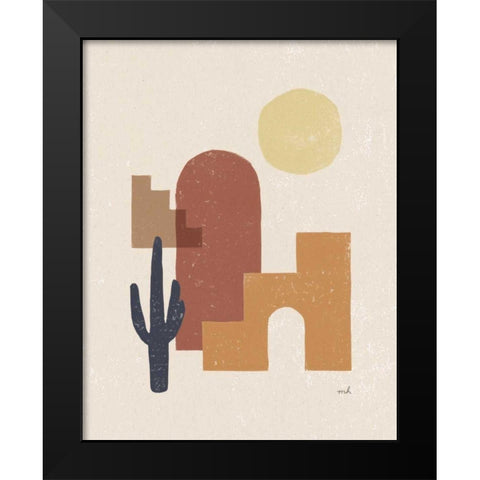 Desert Arches II Black Modern Wood Framed Art Print by Hershey, Moira