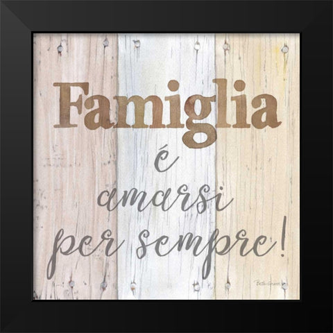 Farmhouse V Italian Black Modern Wood Framed Art Print by Grove, Beth