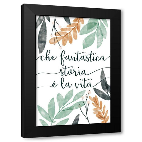 Sage Sayings IV Italian Black Modern Wood Framed Art Print with Double Matting by Thorns, Becky