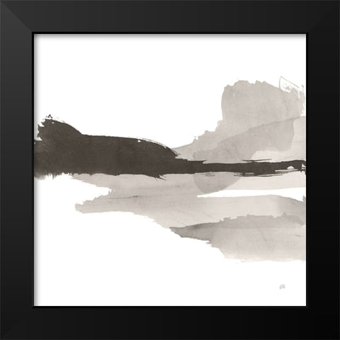 Black and White Classic I Black Modern Wood Framed Art Print by Paschke, Chris