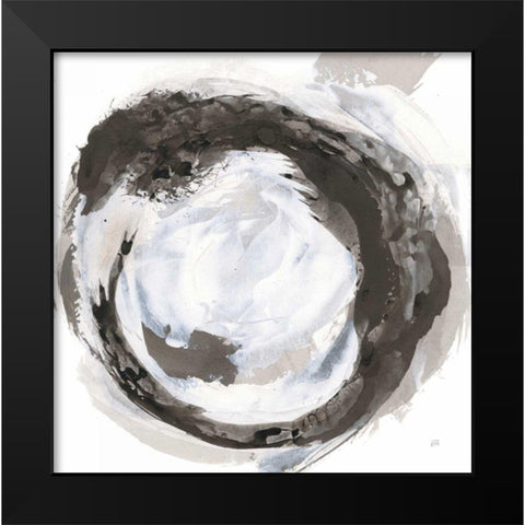 Beginning III Black Modern Wood Framed Art Print by Paschke, Chris