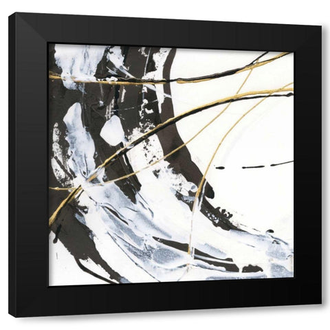 Continuum I Black Modern Wood Framed Art Print with Double Matting by Paschke, Chris