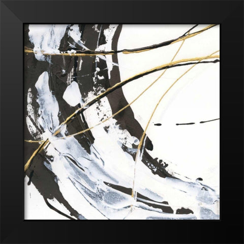 Continuum I Black Modern Wood Framed Art Print by Paschke, Chris