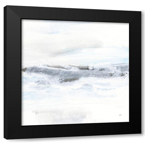 Tintedscape II Black Modern Wood Framed Art Print with Double Matting by Paschke, Chris