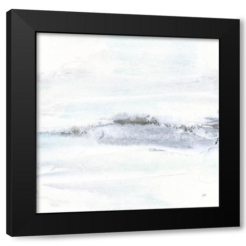 Tintedscape III Black Modern Wood Framed Art Print with Double Matting by Paschke, Chris