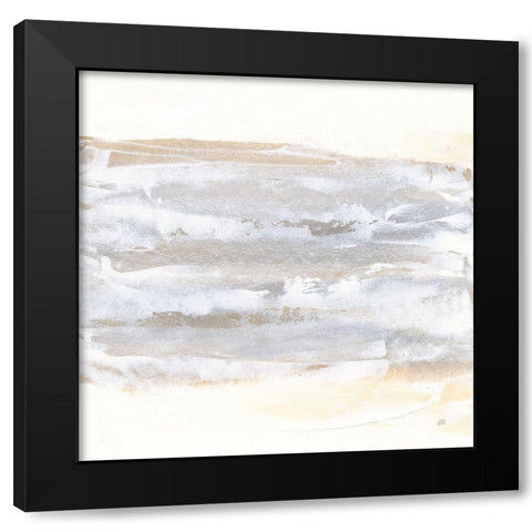 Neutral Texture I Black Modern Wood Framed Art Print by Paschke, Chris