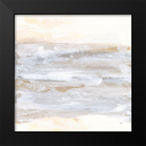 Neutral Texture II Black Modern Wood Framed Art Print by Paschke, Chris