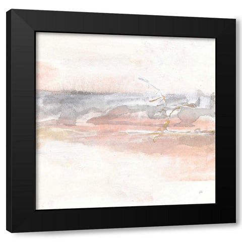 Secondary Abstractions II Black Modern Wood Framed Art Print with Double Matting by Paschke, Chris