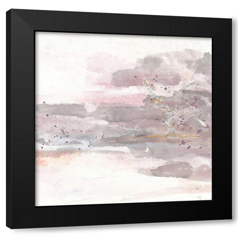 Secondary Abstractions V Black Modern Wood Framed Art Print by Paschke, Chris