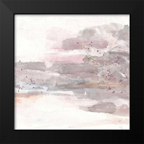 Secondary Abstractions V Black Modern Wood Framed Art Print by Paschke, Chris