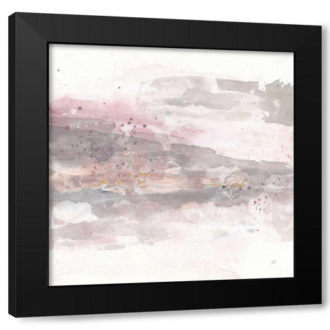 Secondary Abstractions VI Black Modern Wood Framed Art Print by Paschke, Chris