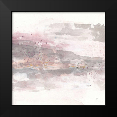 Secondary Abstractions VI Black Modern Wood Framed Art Print by Paschke, Chris