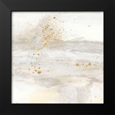 Winter Gold I Black Modern Wood Framed Art Print by Paschke, Chris