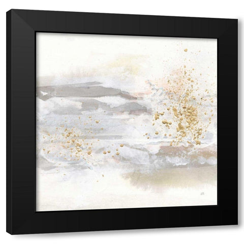 Winter Gold III Black Modern Wood Framed Art Print with Double Matting by Paschke, Chris