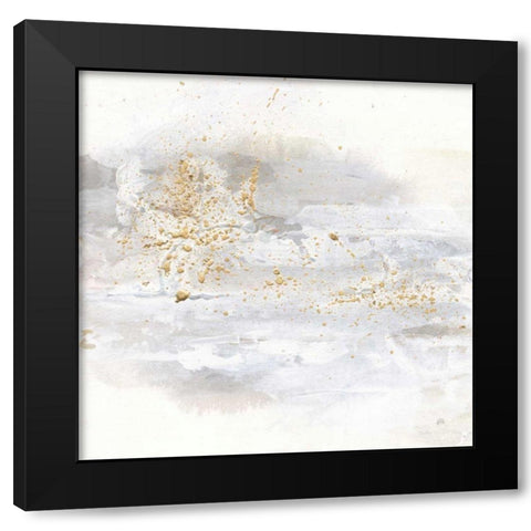 Winter Gold IV Black Modern Wood Framed Art Print with Double Matting by Paschke, Chris