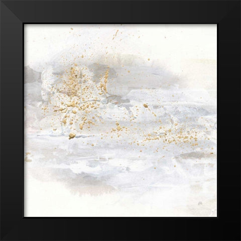 Winter Gold IV Black Modern Wood Framed Art Print by Paschke, Chris