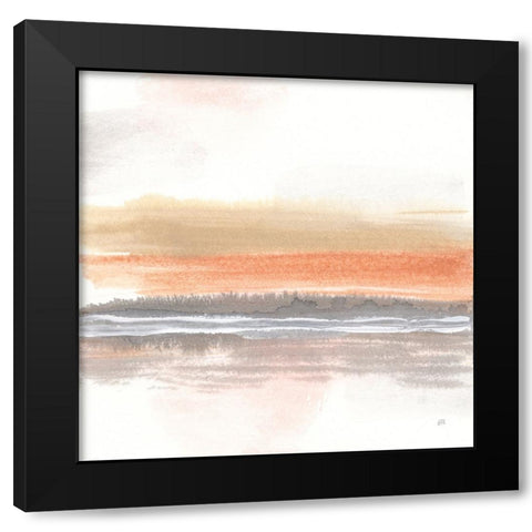 Secondary Palette I Black Modern Wood Framed Art Print with Double Matting by Paschke, Chris