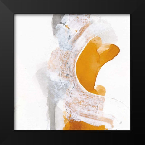 Amber Wash I Black Modern Wood Framed Art Print by Paschke, Chris