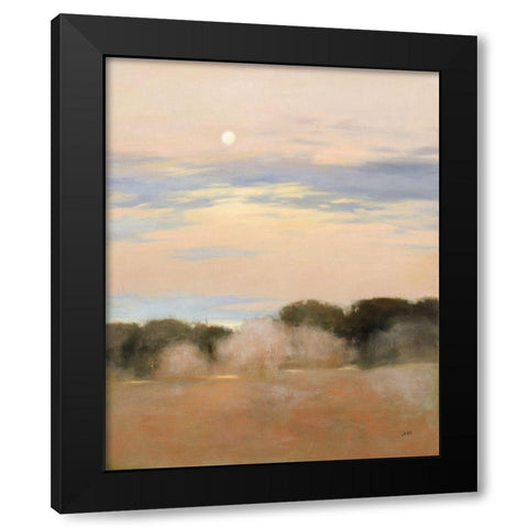 Sienna Fields I Black Modern Wood Framed Art Print with Double Matting by Purinton, Julia