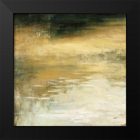 Autumn Reflection Black Modern Wood Framed Art Print by Purinton, Julia