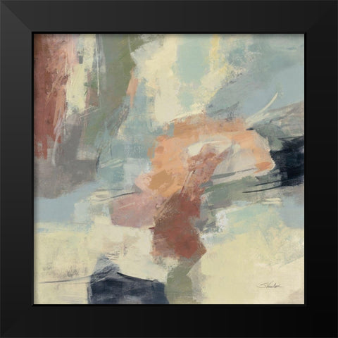 Farm Field Black Modern Wood Framed Art Print by Vassileva, Silvia