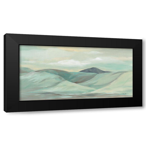 Mint Hills Black Modern Wood Framed Art Print by Vassileva, Silvia