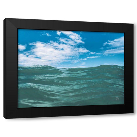 Dominican Oceans II Black Modern Wood Framed Art Print by Larson, Nathan
