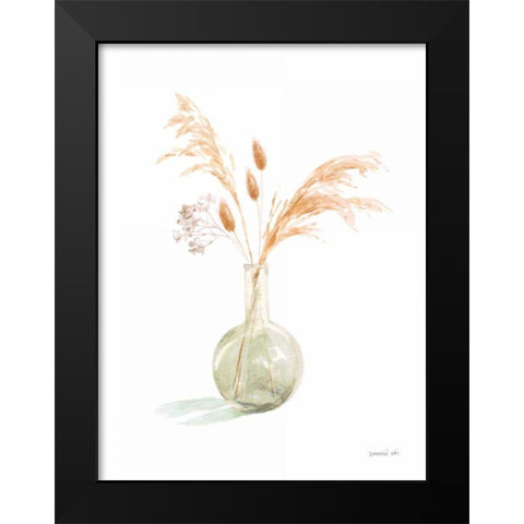 Everlasting Bouquet I Neutral Black Modern Wood Framed Art Print by Nai, Danhui