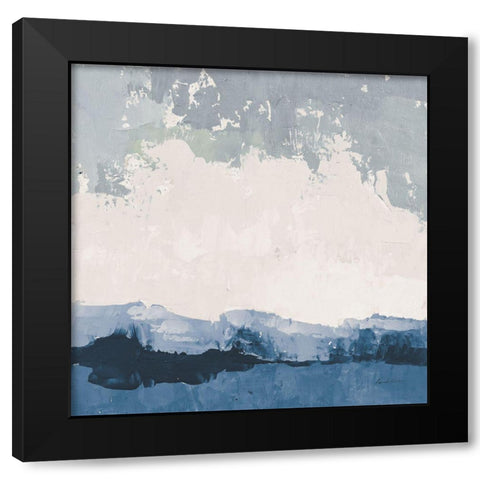 Coastal Landscape Black Modern Wood Framed Art Print with Double Matting by Munger, Pamela