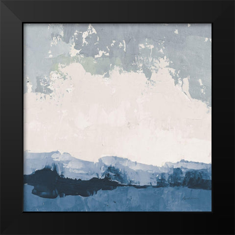 Coastal Landscape Black Modern Wood Framed Art Print by Munger, Pamela