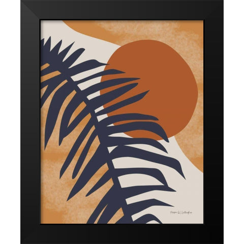 Traveler Palm Black Modern Wood Framed Art Print by Gallagher, Megan