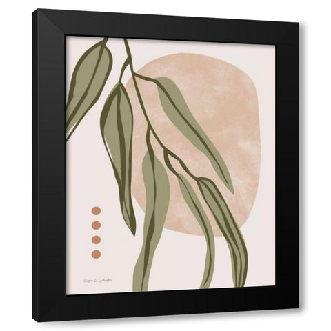 Restore Eucalyptus I Black Modern Wood Framed Art Print with Double Matting by Gallagher, Megan