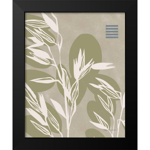 Restore Wheat Black Modern Wood Framed Art Print by Gallagher, Megan