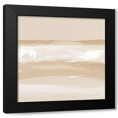 Neutral Slate II Black Modern Wood Framed Art Print with Double Matting by Paschke, Chris