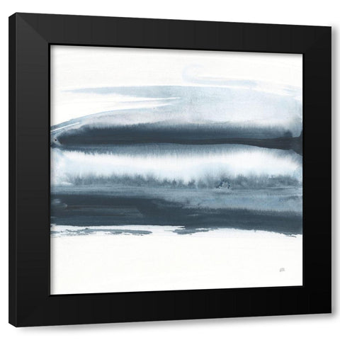 Waterway Minimalism I Black Modern Wood Framed Art Print by Paschke, Chris