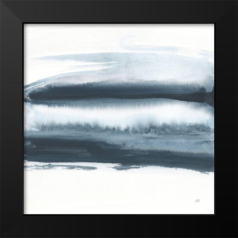 Waterway Minimalism I Black Modern Wood Framed Art Print by Paschke, Chris