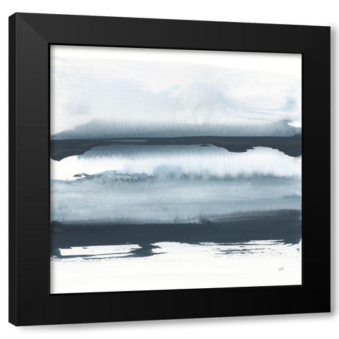 Waterway Minimalism II Black Modern Wood Framed Art Print by Paschke, Chris