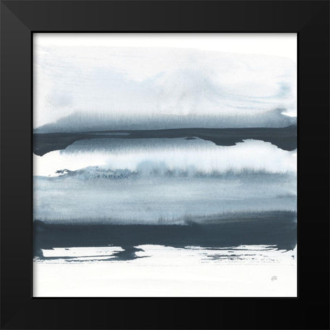 Waterway Minimalism II Black Modern Wood Framed Art Print by Paschke, Chris