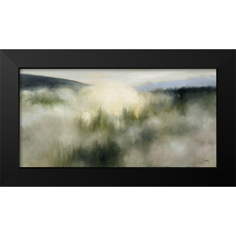 Valley Clouds Black Modern Wood Framed Art Print by Purinton, Julia