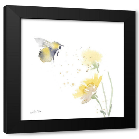Sunflower Meadow IV Black Modern Wood Framed Art Print with Double Matting by Pete, Katrina
