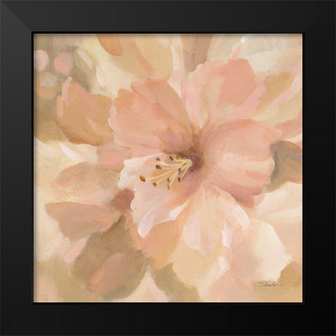 Sweet Boho Flower II Black Modern Wood Framed Art Print by Vassileva, Silvia