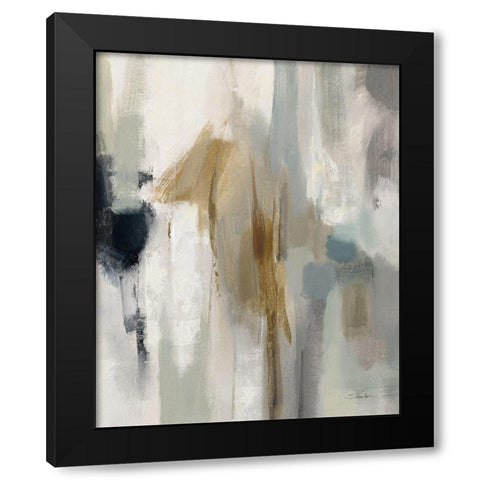Ethereal Sandy Beach I Black Modern Wood Framed Art Print by Vassileva, Silvia