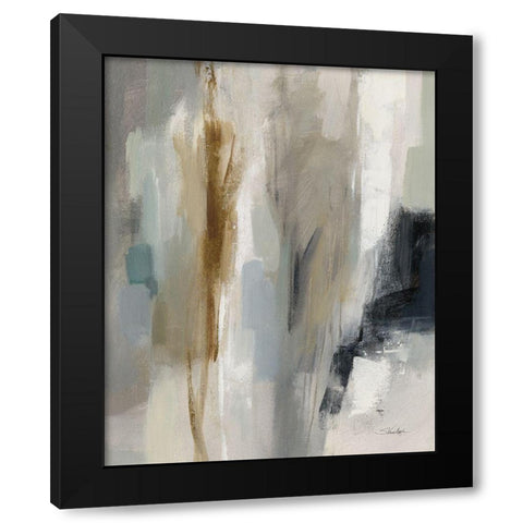 Ethereal Sandy Beach II Black Modern Wood Framed Art Print by Vassileva, Silvia