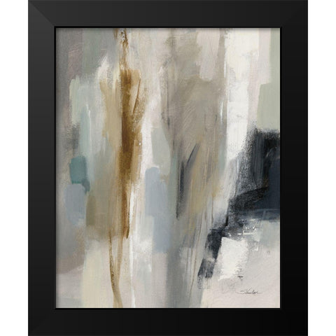 Ethereal Sandy Beach II Black Modern Wood Framed Art Print by Vassileva, Silvia