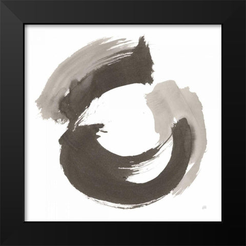 Endless I Black Modern Wood Framed Art Print by Paschke, Chris